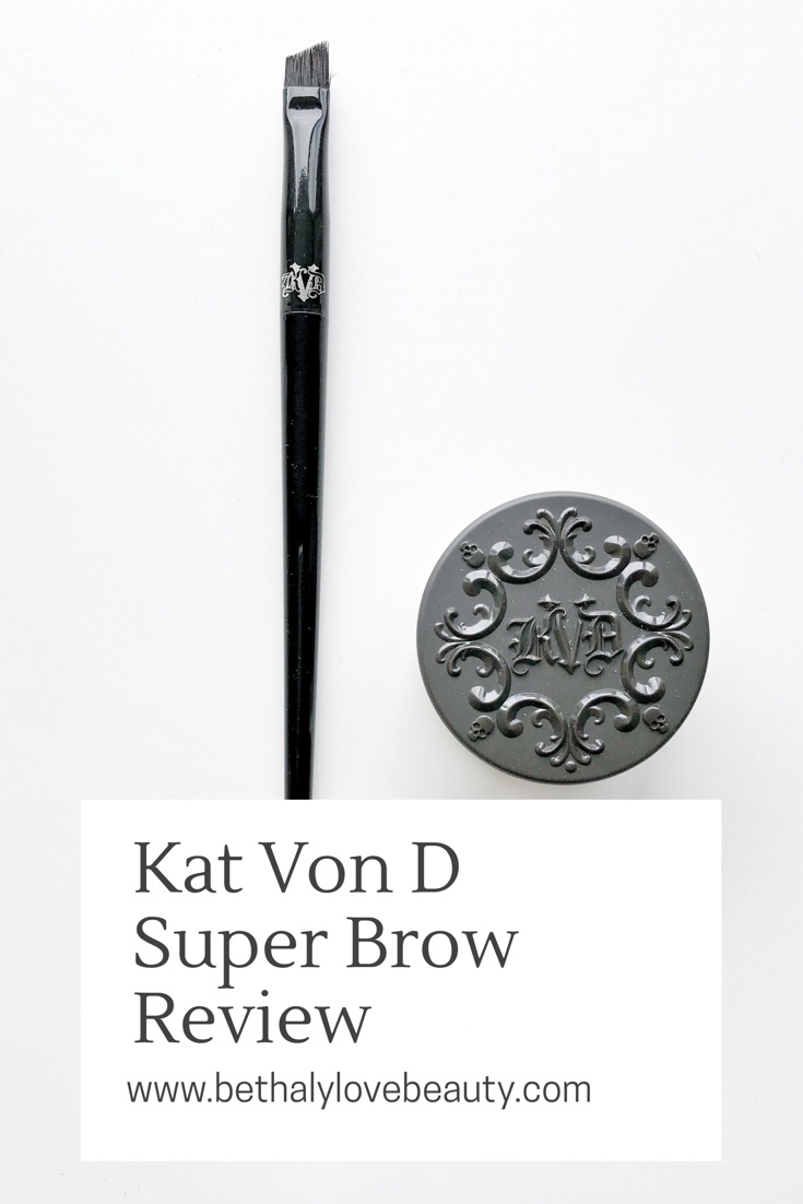 Kat Von D Super Brow Review | www.bethalylovebeauty.com 