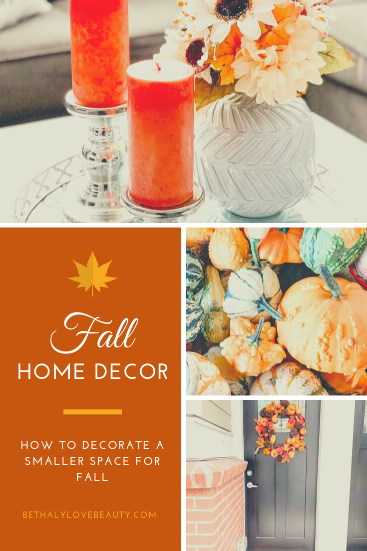 Fall Decor, How to decorate for fall, Home decorations, Fall home decor, Fall home decorations, Fall decorations, How to decorate small spaces, How to decorate small spaces for fall, Fall doormat, Porch decor, Porch decorations, Coffee table decorations, Coffee table decor, Coffee table decor for fall, Fireplace decor, Fireplace decorations for fall, Fireplace decorations, Mantle decorations, Fall mantle decorations, Fall wreaths
